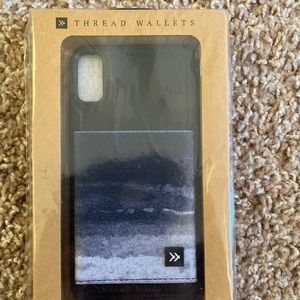 BRAND NEW iPhone X/XS thread wallet phone case